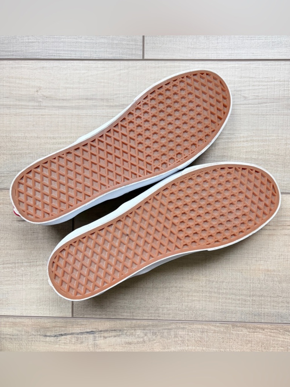 Vans Green and White Checkered Slip On Sneakers - Picture 5 of 5